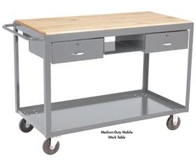 MEDIUM-DUTY MOBILE WORK TABLE