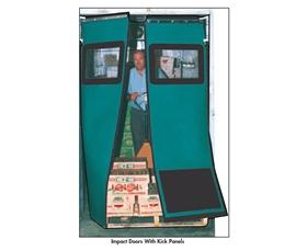 FLEXIBLE PVC IMPACT SWINGING DOORS