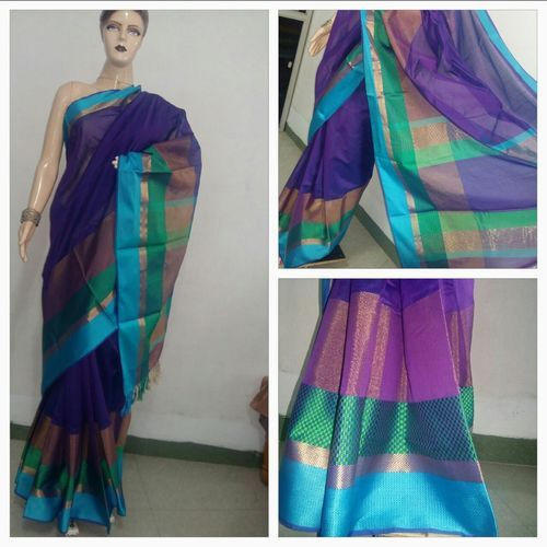 Resham Border Sarees