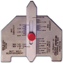 Automatic Weld Size Weld Gauge