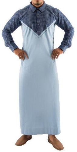 Corinthian Blue Thobe, Size : S, XL, XXL