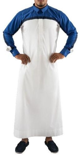 White Cayman Thobe, Size : S, M. L, XL, XXL