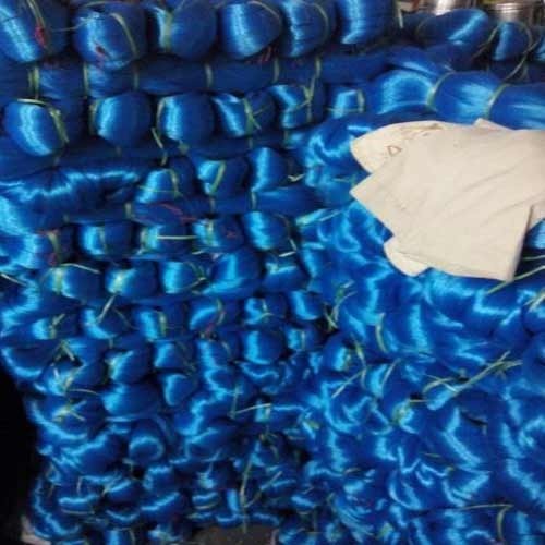 Blue Monofilament Yarn