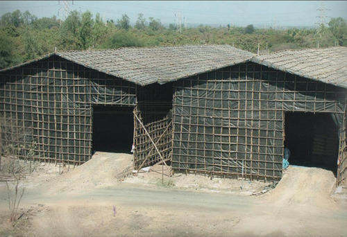 Tarpaulin Monsoon Shed