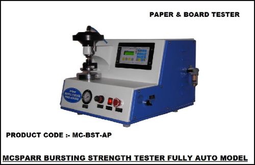 Fully Auto Bursting Strength Tester, Power : 220 Volts