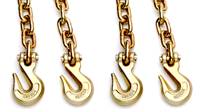 Grade 70 Tie Down Chain With Hooks