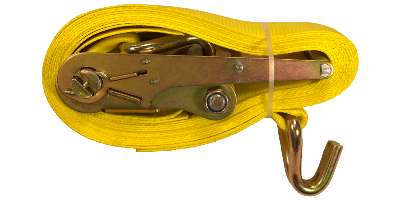Ratchet Strap W/ Double J Hooks