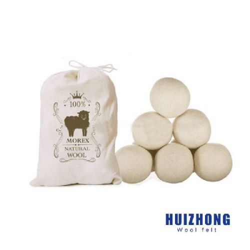 Drying Wool Felt Balls, Brand Name : Huizhong, Width : 7.5cm round