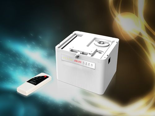 PE AROMA DIFFUSER FOR AC MOUNTING, Packaging Type : WHITE