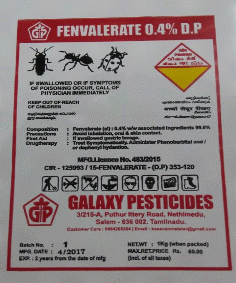 Fenvalerate 0.4% DP Pesticides