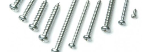 Stainless Steel Screw, Length : 9.5mm-125mm