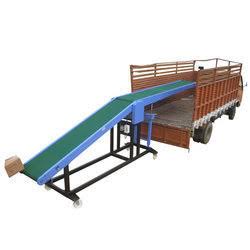 Truck Loading Conveyor, For UNLOADING, STACKING, MOVEMENT OF MATERIALS, Voltage : 420