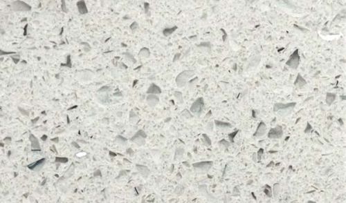 White Galaxy Quartz Stone Slab, For Countertops, Kitchen Top, Staircase, Walls Flooring, Size : 12x12ft