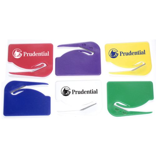 Metal-ABS Jumbo Size Rectangular Letter Opener, Shape : Rectangle