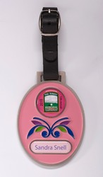 Rectangular Metal Bag Tag