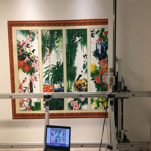 USB Connector Vertical Wall Mural Printer