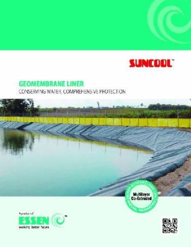 Suncool HDPE Pond Liner, Certification : IS:10889
