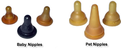 PET Rubber Nipples