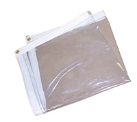 20 MIL Clear Flame Retardant Vinyl Welding Curtains