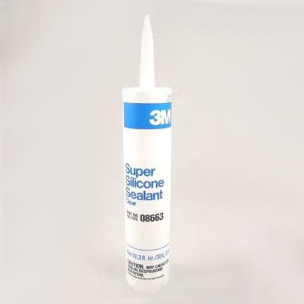3M 08663 Super Silicone Adhesive-Sealant 0.1 Gal Cartridge