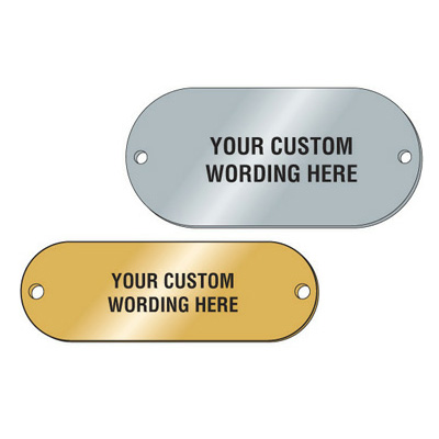Custom Metal Asset ID Plates, Packaging Type : Aluminum