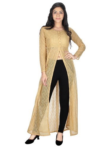 Designer Front Cut Kurtis, Size : M, L, XL, XXL, 3XL, 4XL, 5XL