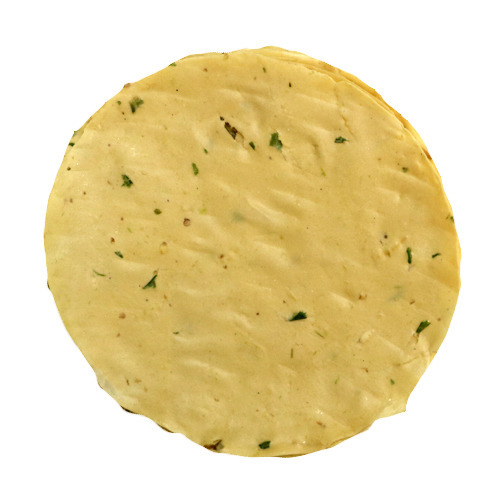 Garlic Green Chilli Papad, Shape : Round