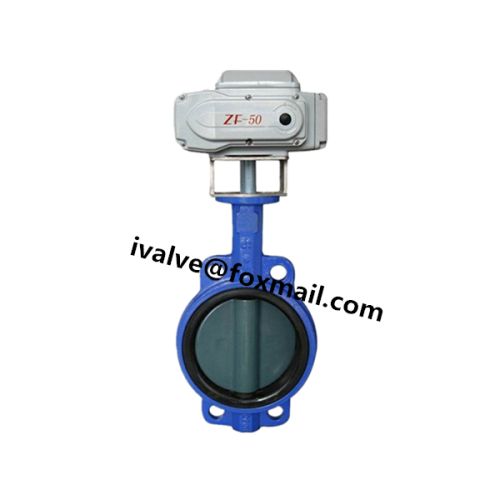 Cast Iron Butterfly Valves With Actuator, Power : Manual