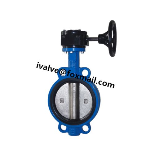 Cast Iron Rubber Lined Valve Butterfly Wafer, Power : Manual