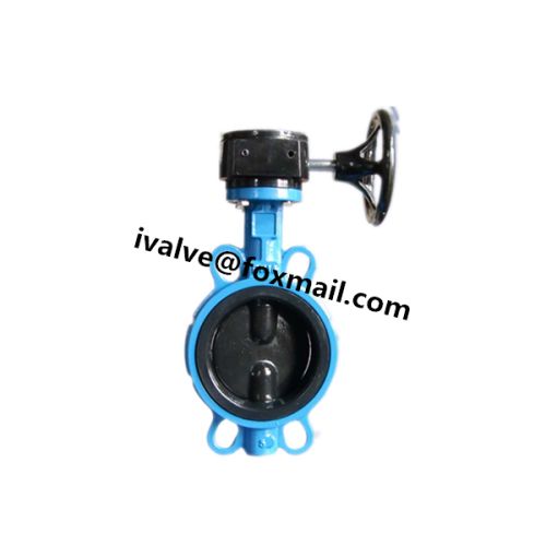 Cast Iron Rubber Seal Butterfly Valve Gearbox