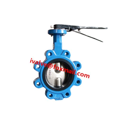 Cast Iron Rubber Seat Tapped Lug Butterfly Valve, Power : Manual