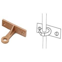 Copper Side Mounting Rod Brackets