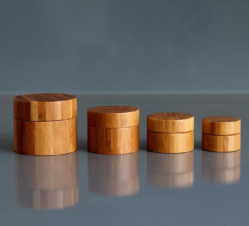 Bamboo Cream Jar, Packaging Type : Changeable for cosmetic package