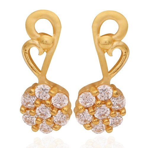 Gold Plated Earrings, Size (Inches) : Customized