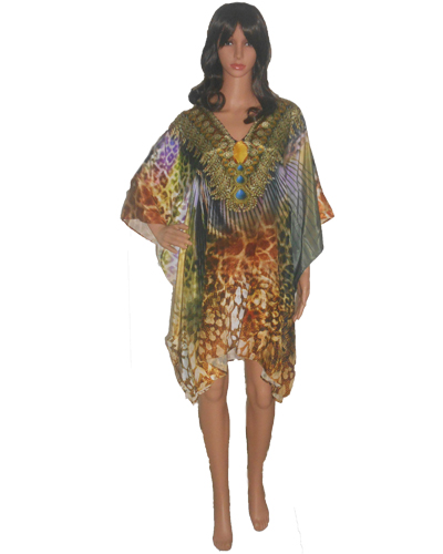 SD14 Stylish Knee Length Kaftan