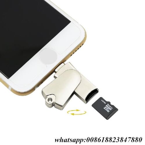Apple MFi Certified USB Lightning Card Reader