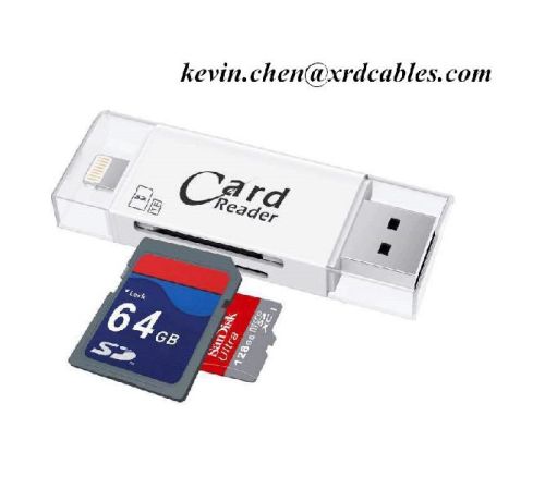 Lightning Micro To SD Card Camera Reader Adapter