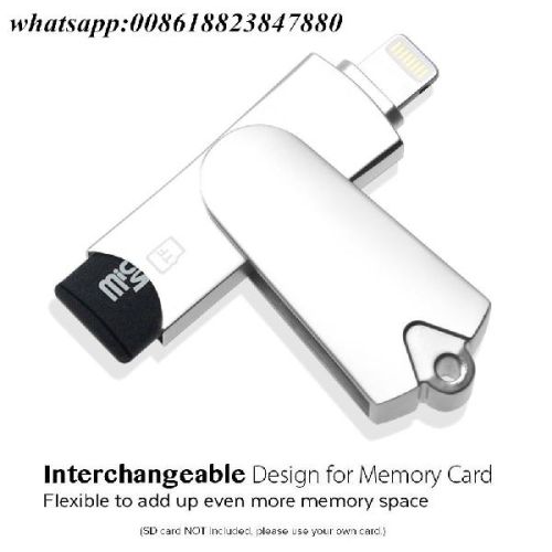 OTG USB Memory Card Reader TF Card For IPhone 7