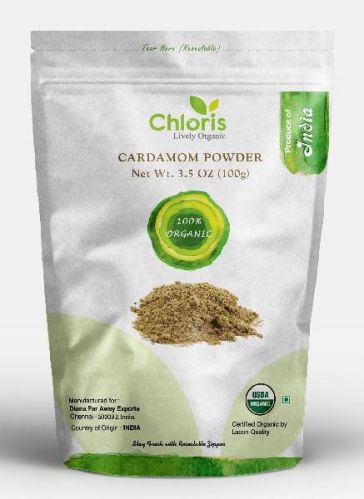 Chloris Organic Green Cardamom Powder, Certification : NPOP, USDA