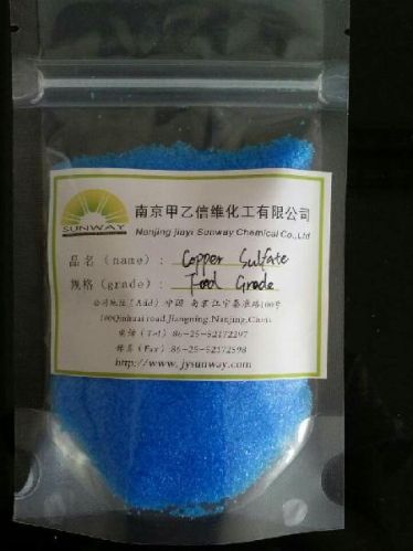 Food Additives Copper Sulfate, Brand Name : Xinwei