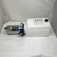 12V DC Single-Acting Hydraulic Pump 2 Gallon Tank