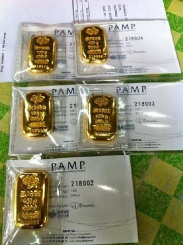 Pamp Gold Bar, Style : Rectangular Shaped Style