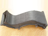 Compression Molding Of A Non-Woven Porous HVAC Duct