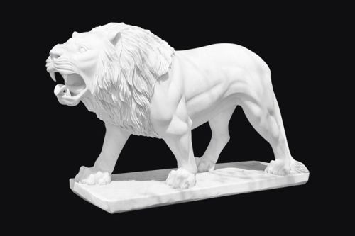 Marble Lion Statue