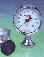 Chem-Flow Sanitary Pressure Gauges