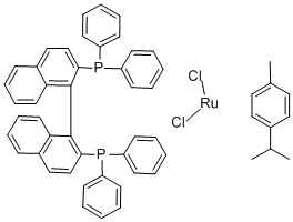 (R)-(+)-2,2-BIS(DIPHENYLPHOSPHINO)-1,1-BINAPHTHALENECHLORO(P-CYMENE) RUTHENIUM CHLORIDE