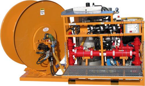 Attached Mid Set Hose Reel