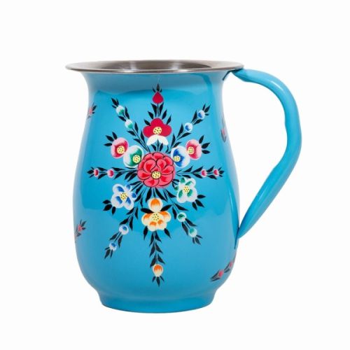 Hand Painted Enamelware Jug