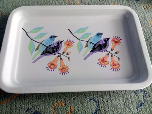 Hand Painted Serving Tray Rectangle