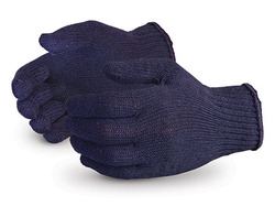 Cotton Knitted Hand Gloves, For Winter Wear, Length : 20-25 Inches